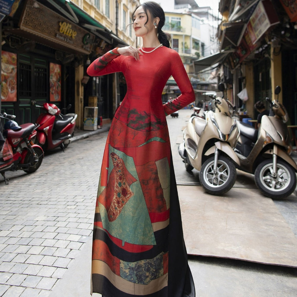 Mặc áo dài mang giày gì