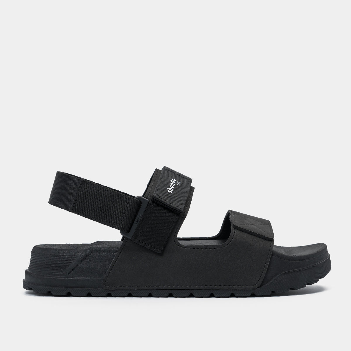 Sandal Platy 4 Lite quai ngang unisex đen