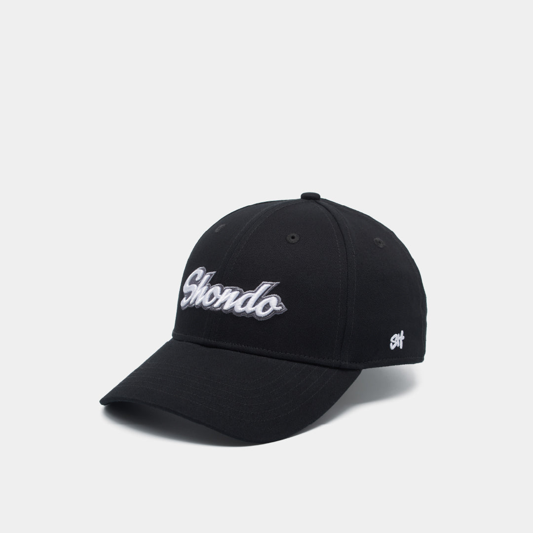 Nón lưỡi trai thêu logo Shondo đen