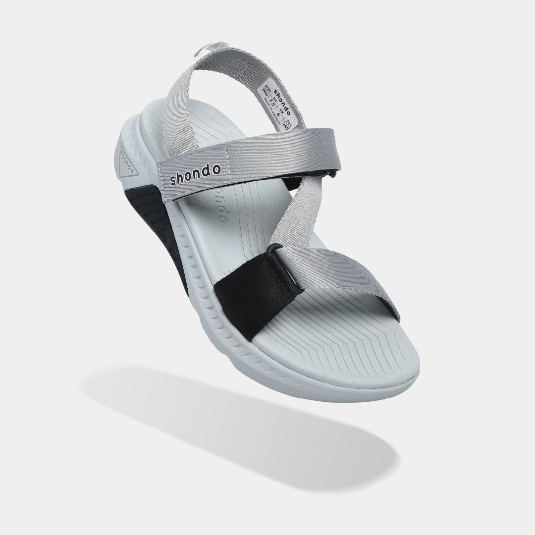 Sandals F7 racing xám phối đen