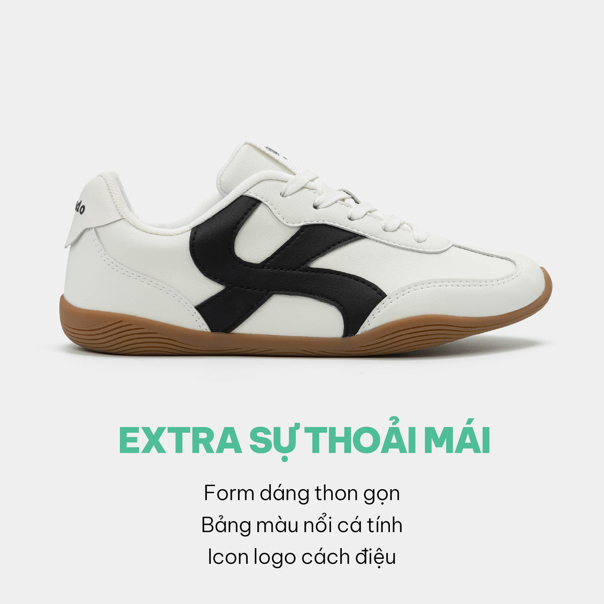 Giày Sneaker Shondo Class 7 Đế Thấp Unisex Màu Trắng