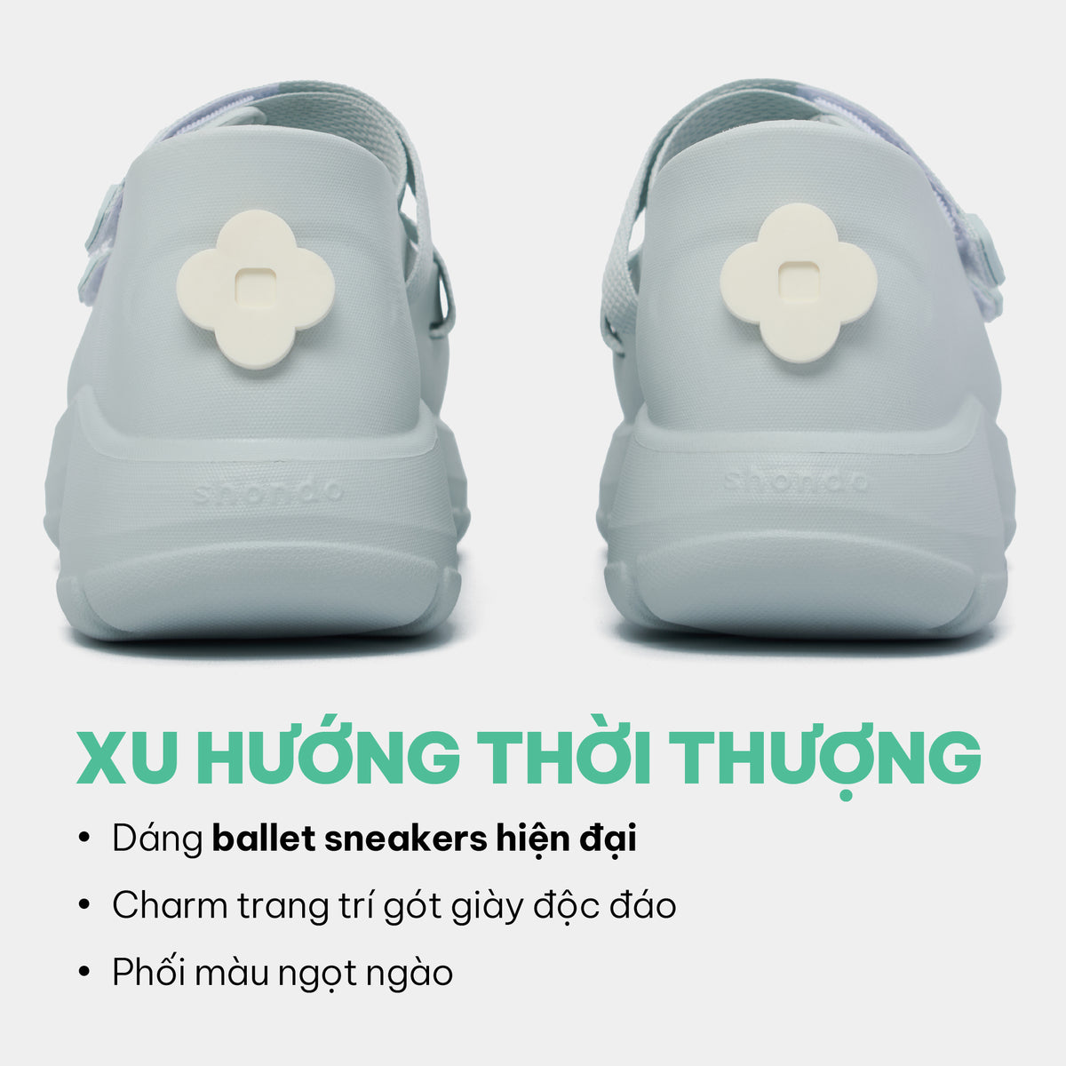 Giày ballet sneaker nữ Dreamie xanh dương