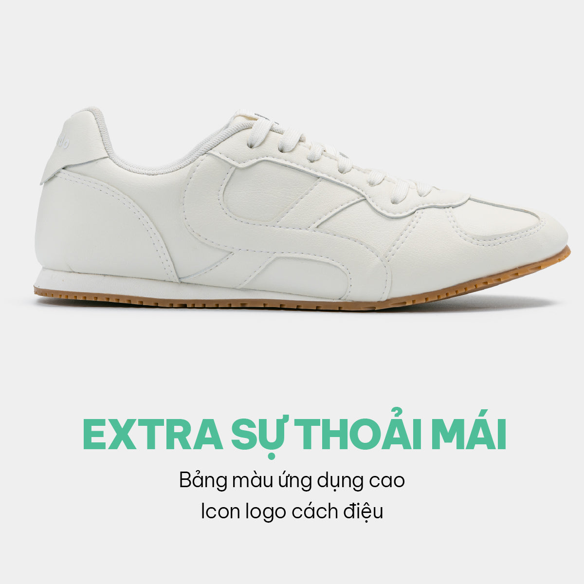 Giày sneaker đế thấp nam nữ Class 5 trắng