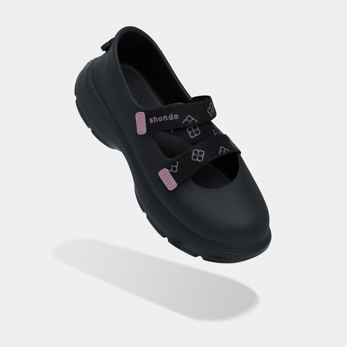 Giày Sneaker ballet Dreamie Limax hoa nữ đen