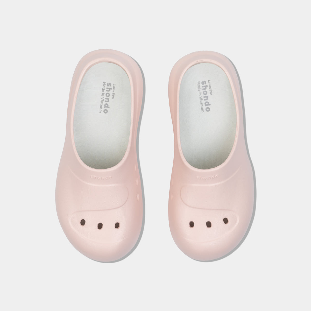 Clog MULE CHIC Limax đế cao nữ hồng