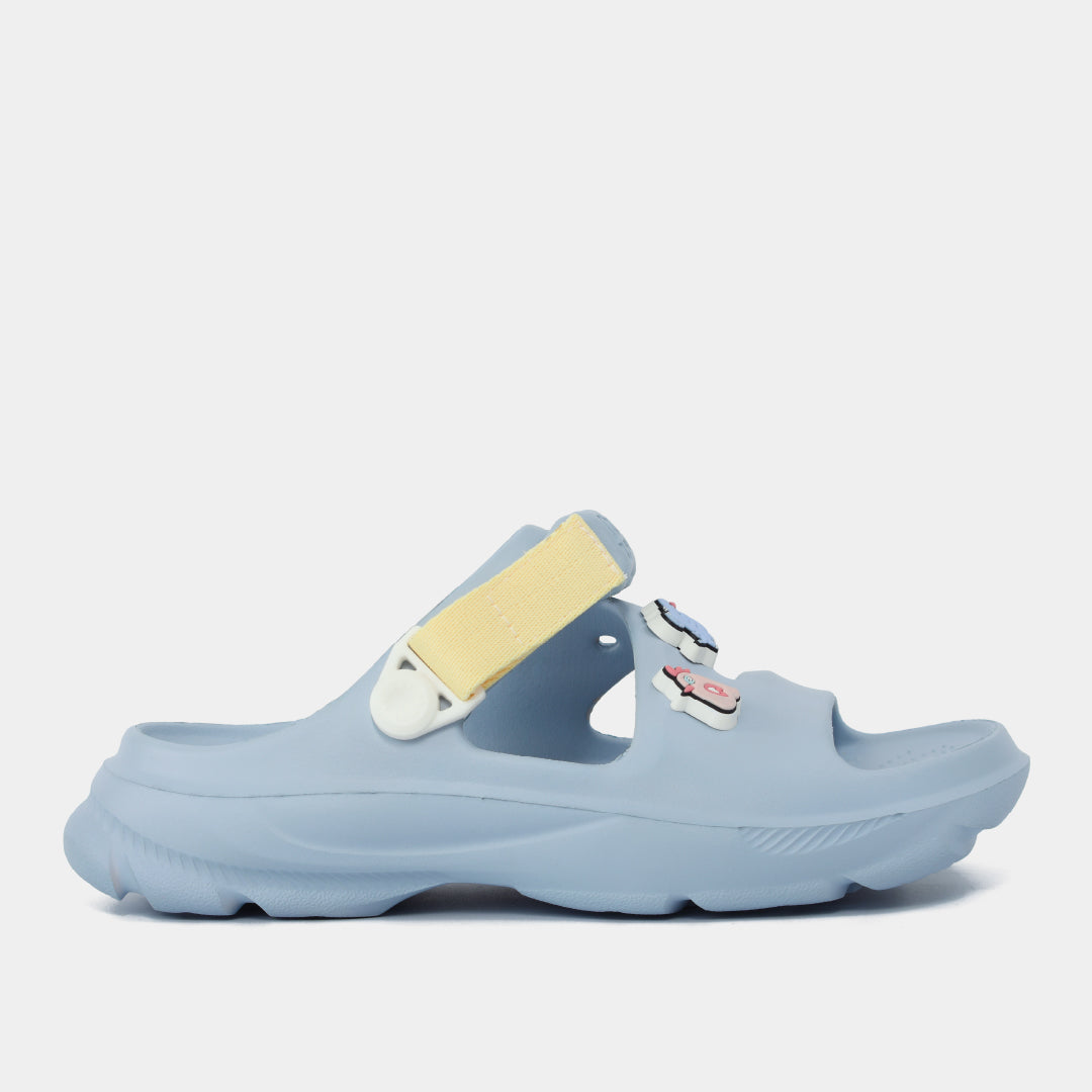 Sandal FX bé gái nhựa đúc xanh trời