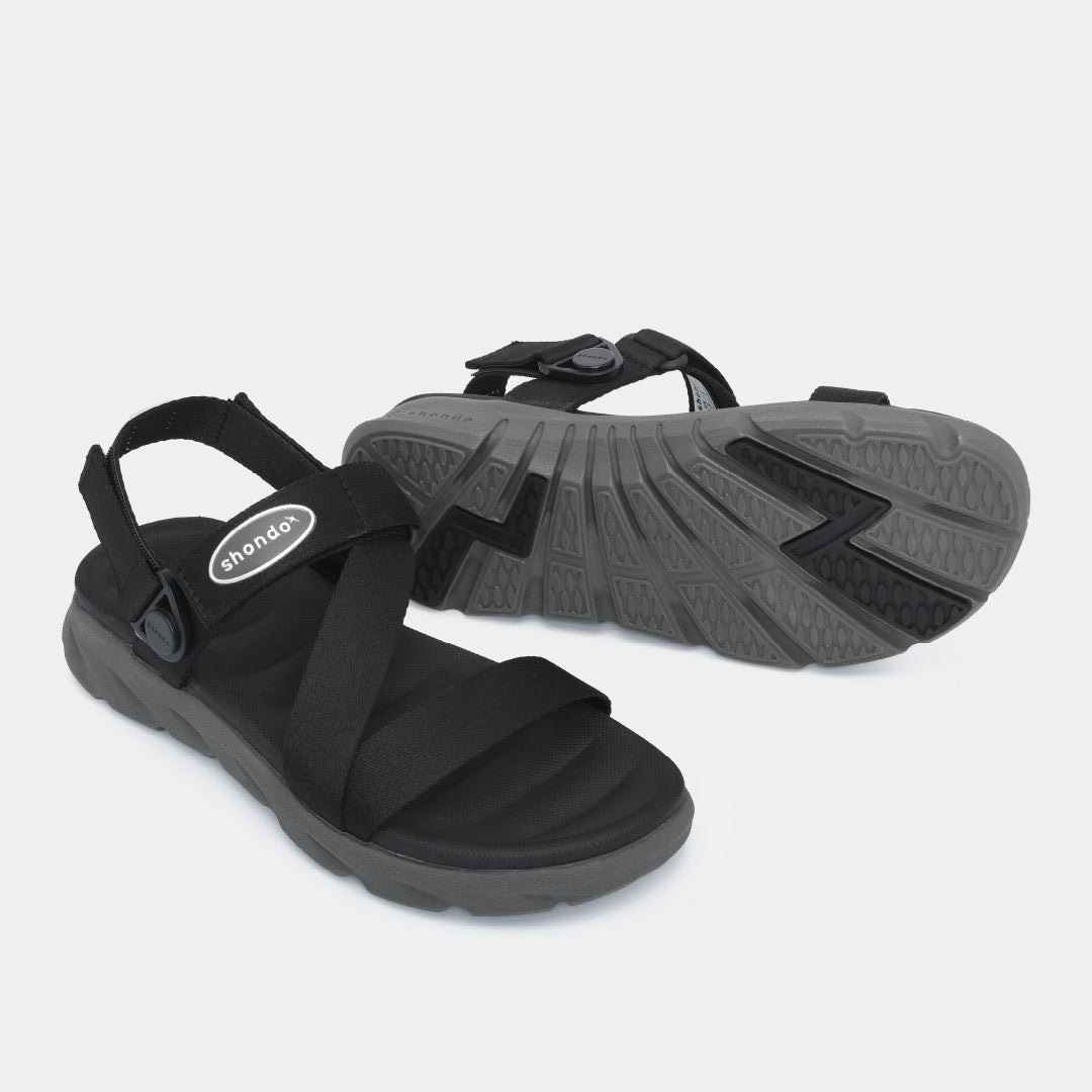Sandal F6S quai xoay đen