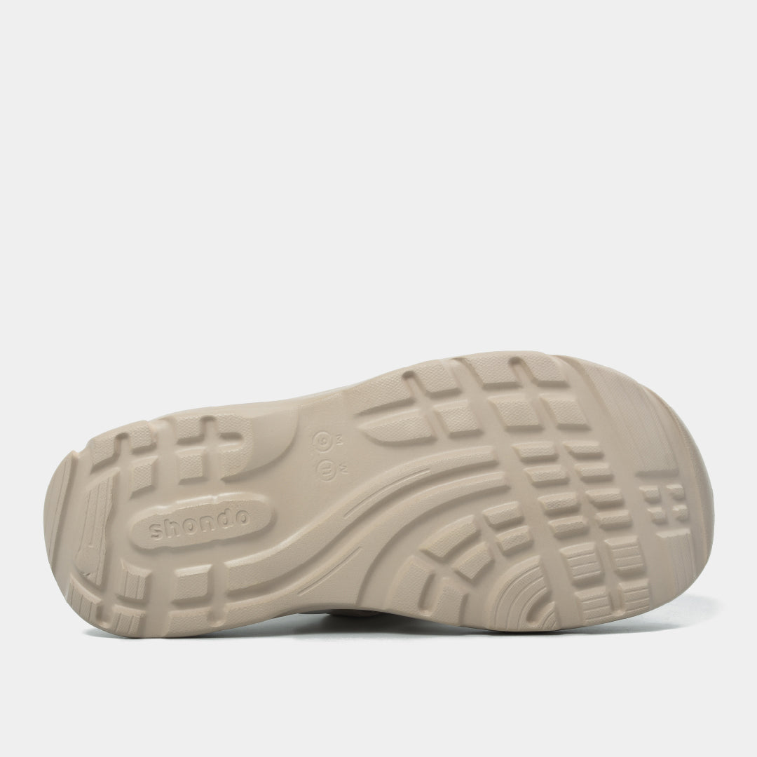 Sandal FX nam nữ nhựa đúc be