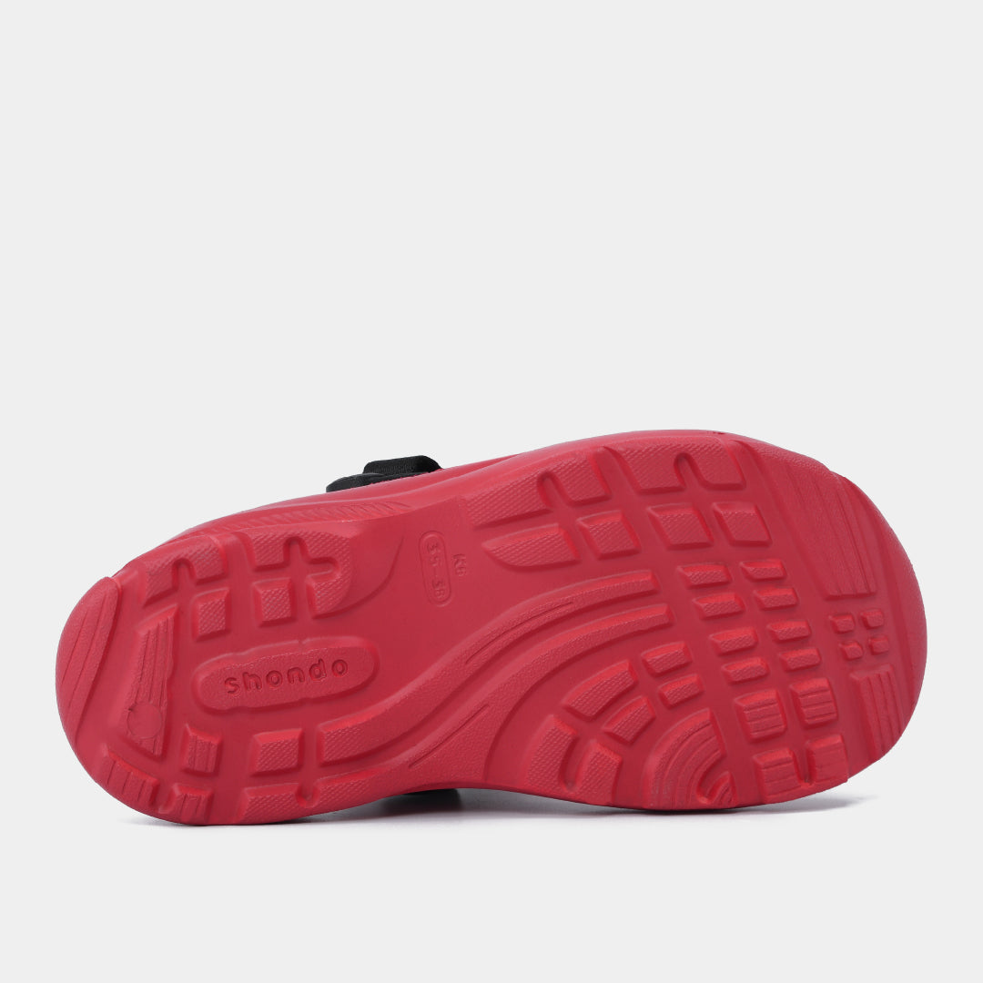 Sandal FX bé trai nhựa đúc đỏ