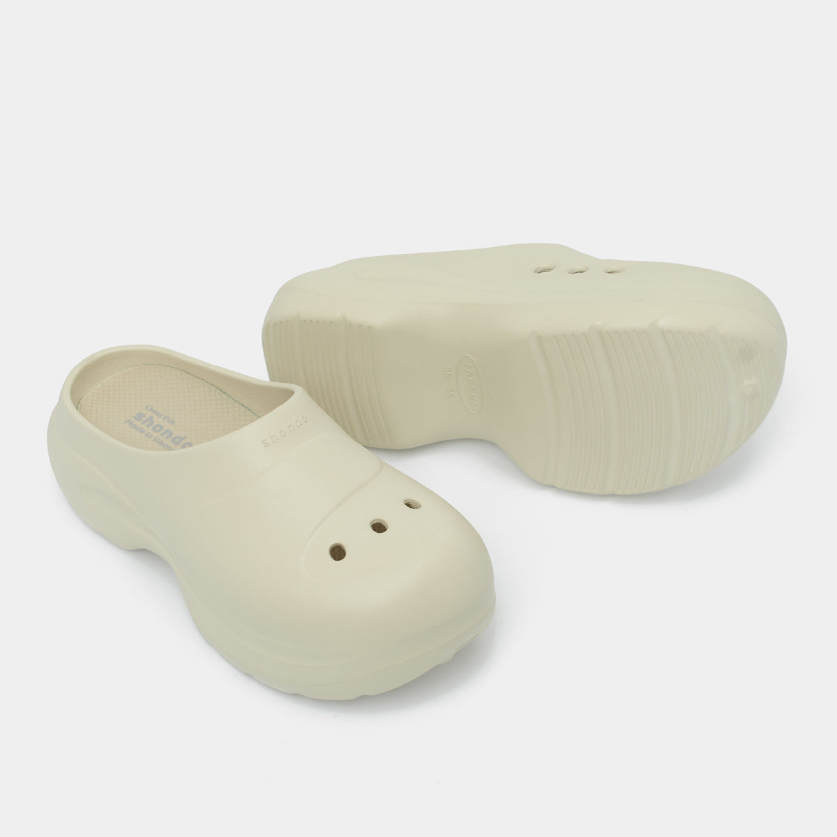 Clog Mule Chic Limax đế cao nữ be