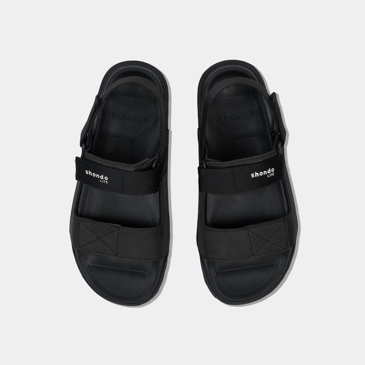 Sandal Platy 4 Lite quai ngang unisex đen