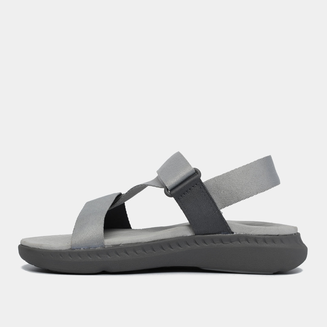 Sandal F7R nam nữ đi học quai chéo xám