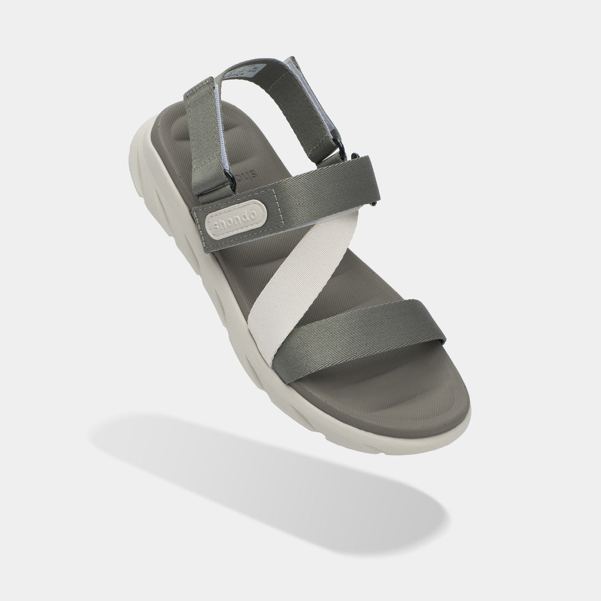 Sandal F6S Quai Chéo Unisex Rêu