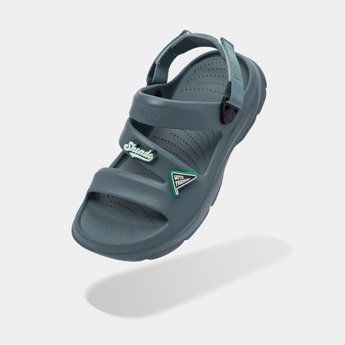 Sandal FX nam nhựa đúc xanh xám