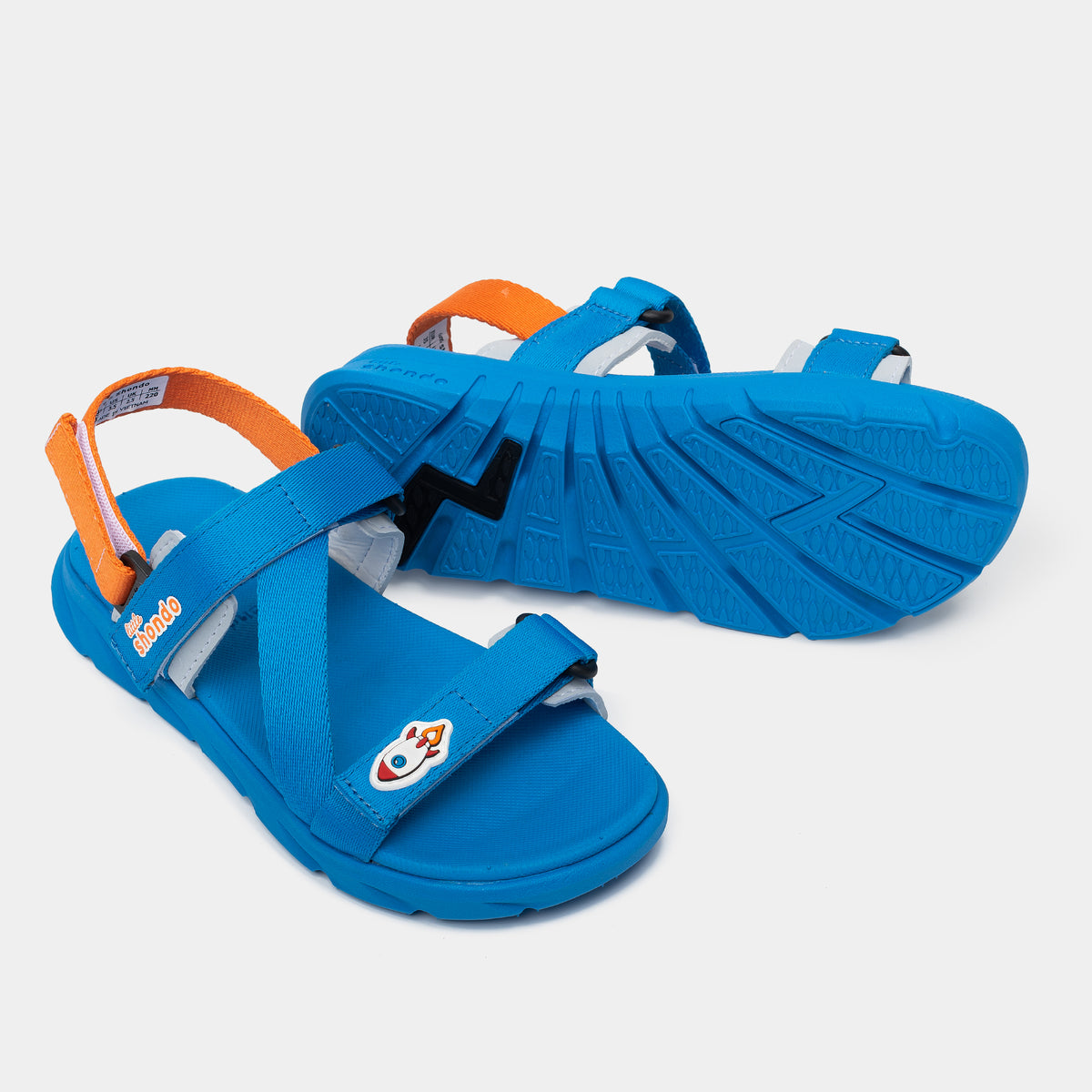 Sandal bé trai Little 6 xanh dương