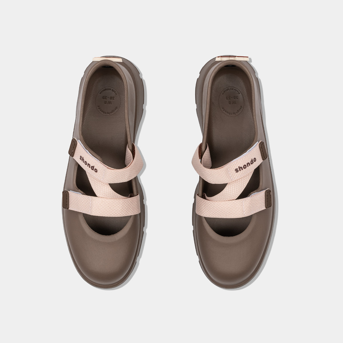 Giày Ballet Sneaker Nữ Shondo Dreamie Màu Nâu Hồng