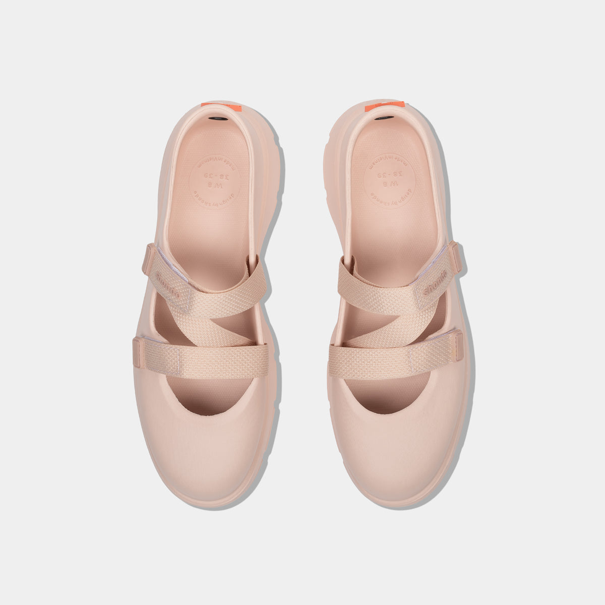Giày ballet sneaker nữ Dreamie hồng nhạt