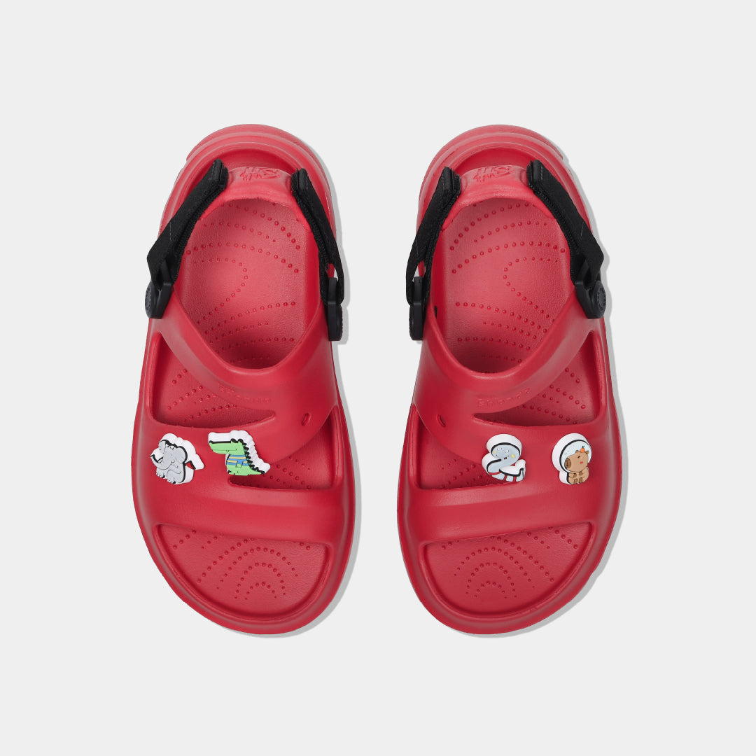 Sandal FX bé trai nhựa đúc đỏ