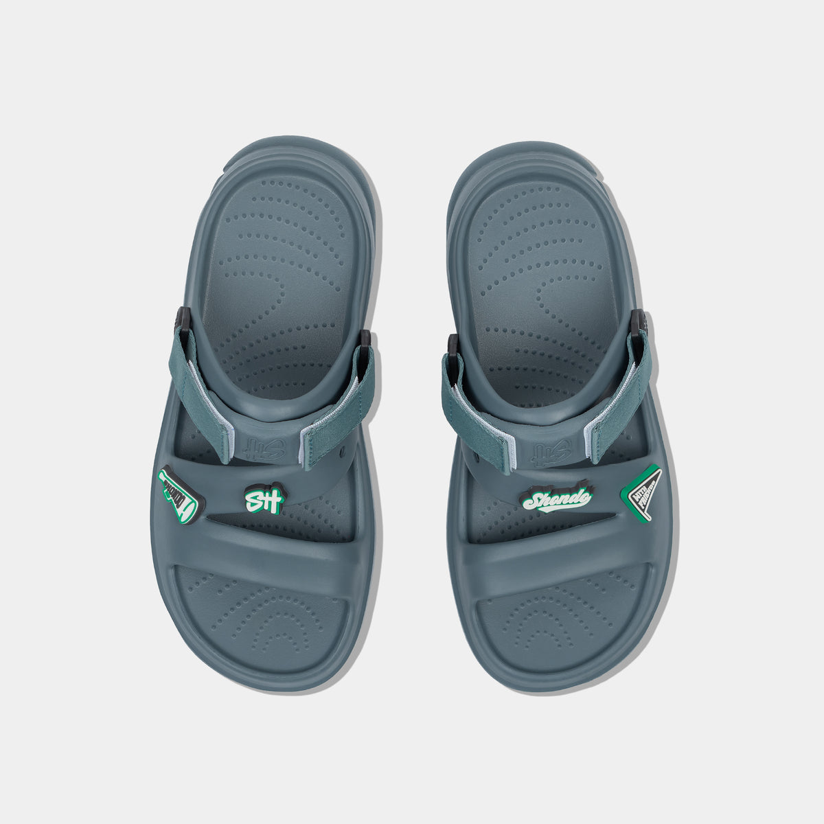 Sandal FX nam nhựa đúc xanh xám