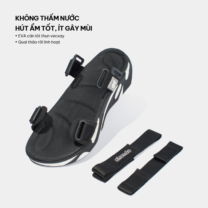 Sandals F8M đen trắng ver.2
