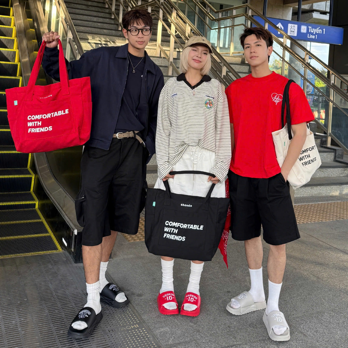 Dép bánh mì Trendy 4 số 10 đen