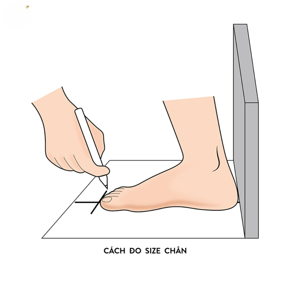 Cách đo size giày không cần thước