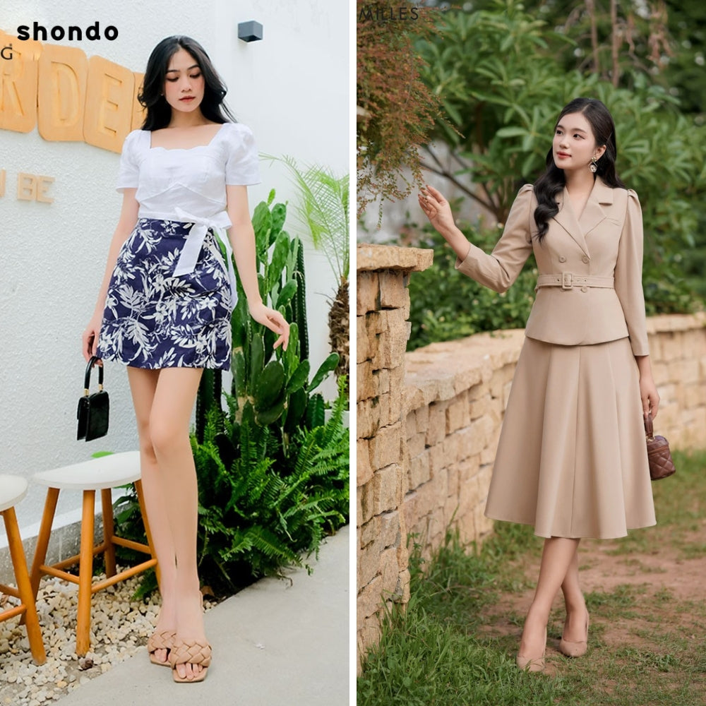 Mặc váy chữ A nên mang giày gì