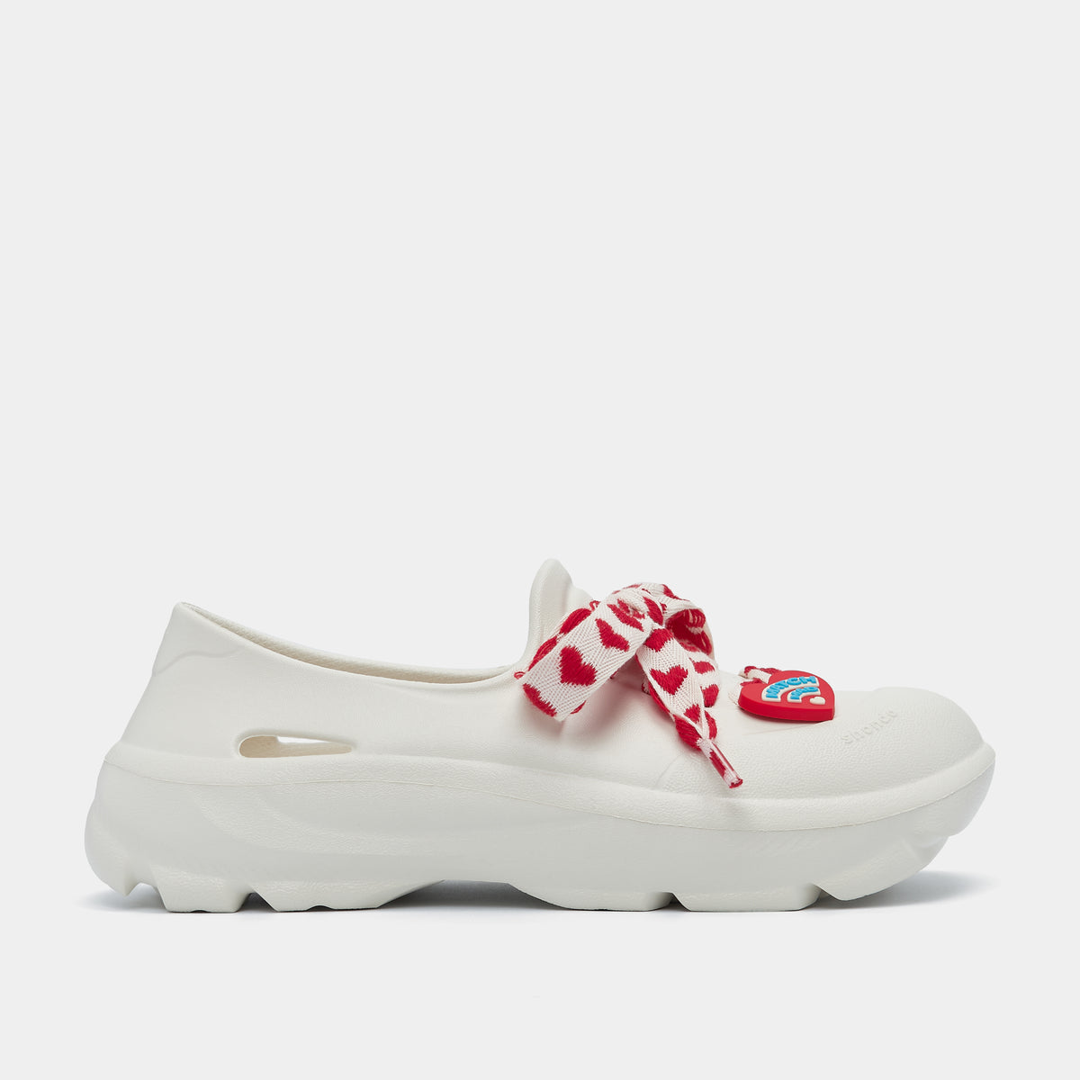 Giày Sneaker Shondo EZI Limax Nữ Valentine Màu Trắng Kem