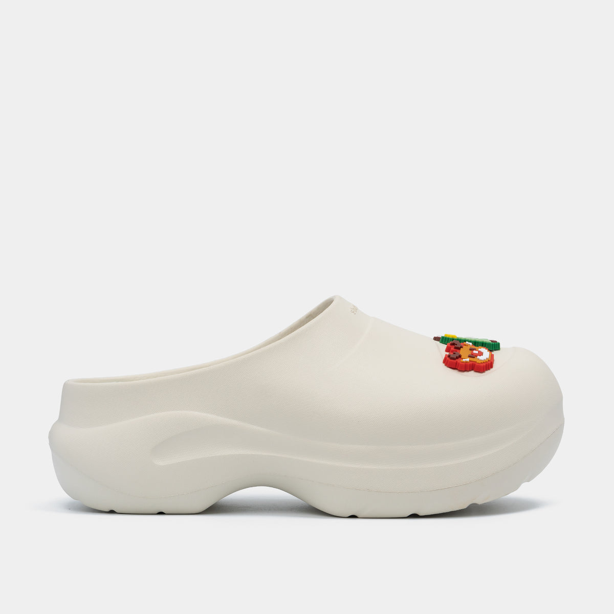 Clog MULE CHIC Limax Christmas nữ trắng kem