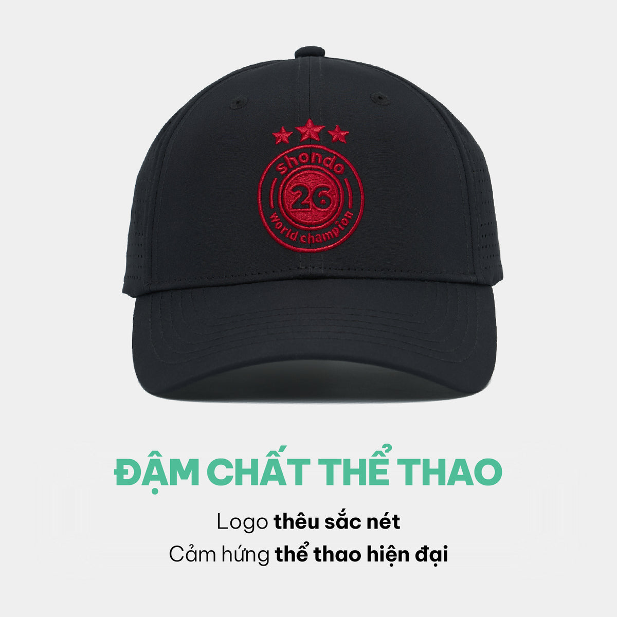 Nón lưỡi trai CHAMPION 26 đen