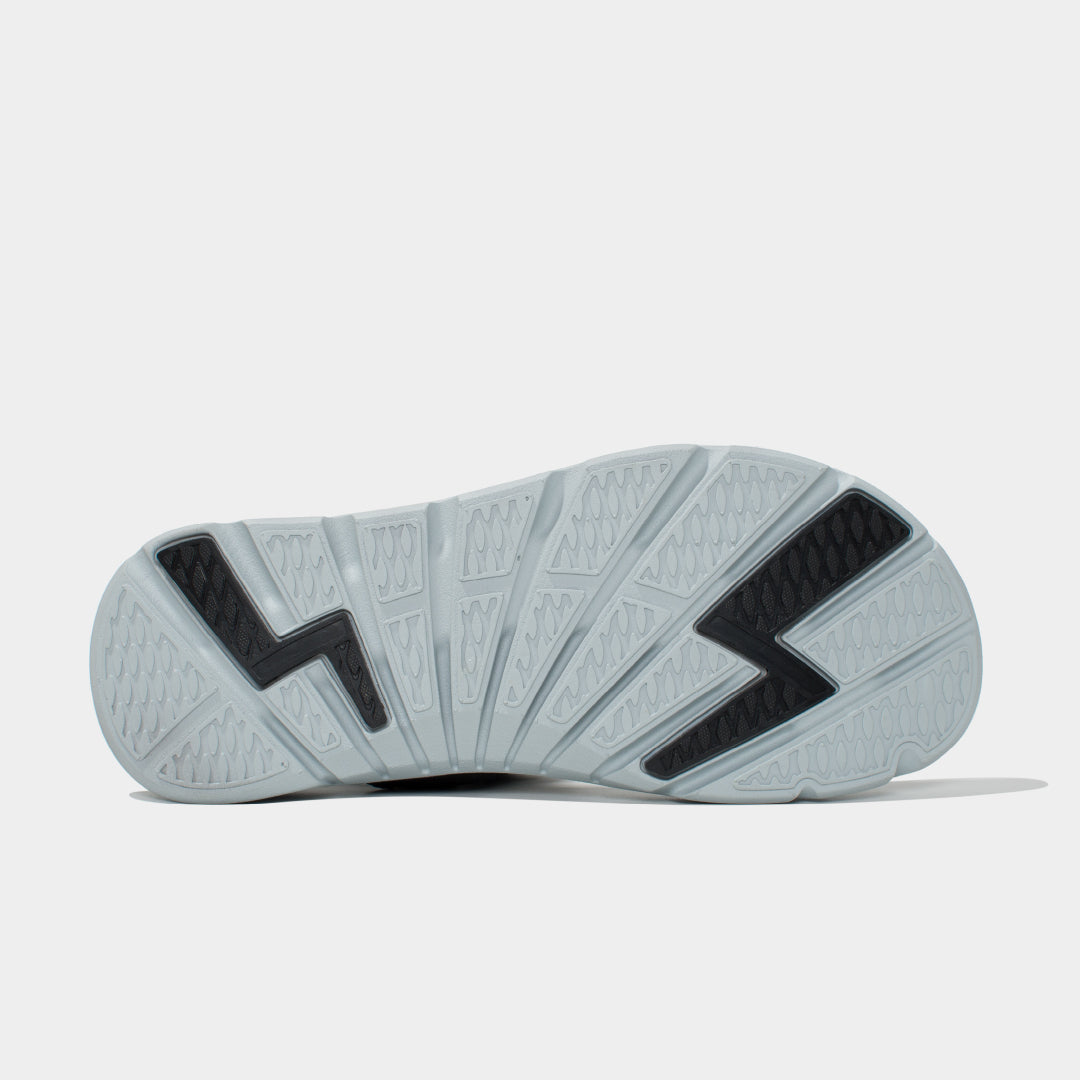 Sandals F6 sport đế xám phối quai đen