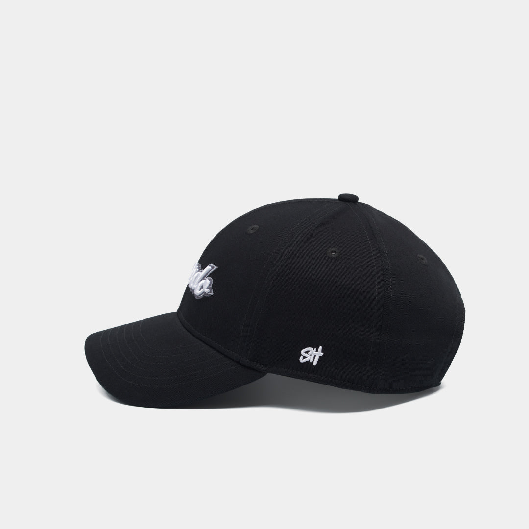 Nón lưỡi trai thêu logo Shondo đen