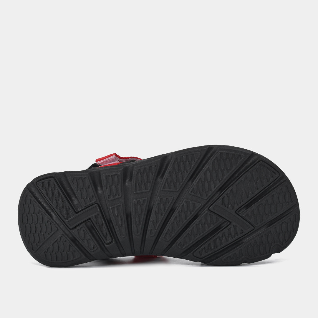 Sandal bé trai Little 6 tem ô tô đen