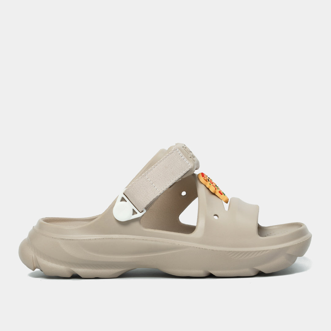 Sandal FX nam nữ nhựa đúc be