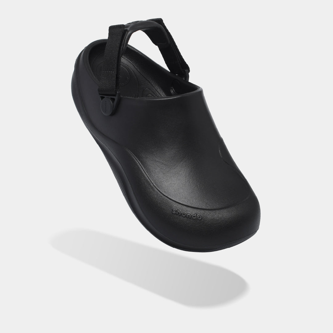 Clog SUKE nhựa đúc nam nữ đen