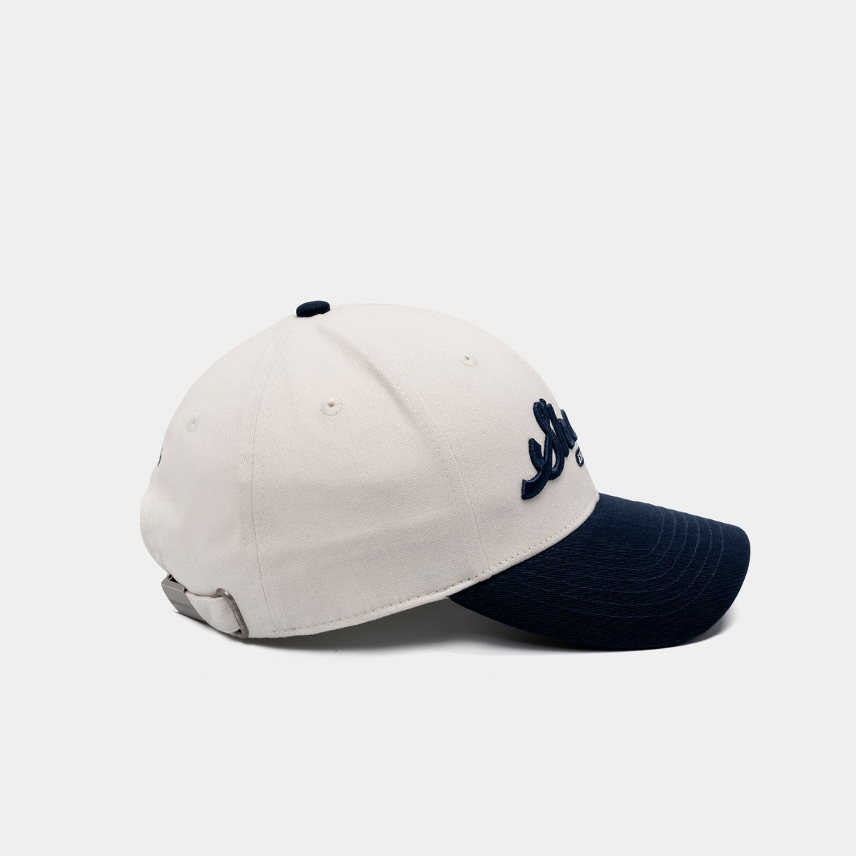 Nón lưỡi trai thêu logo Shondo trắng xanh