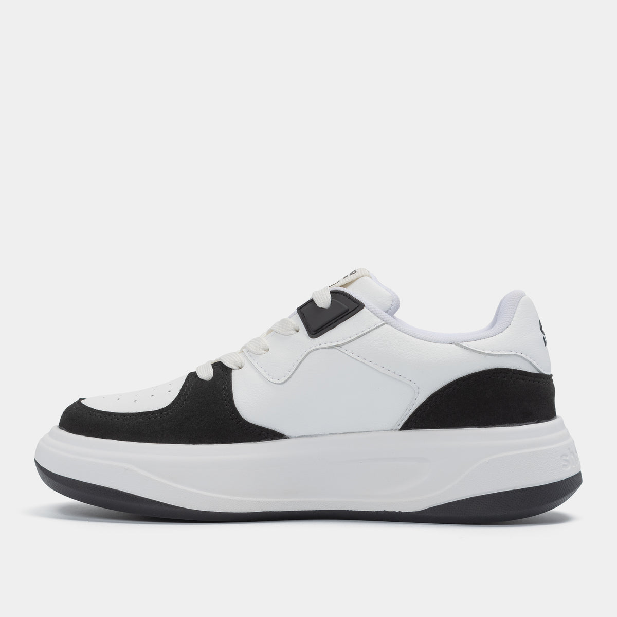 Giày sneaker Class 2 logo Shondo nam nữ trắng đen