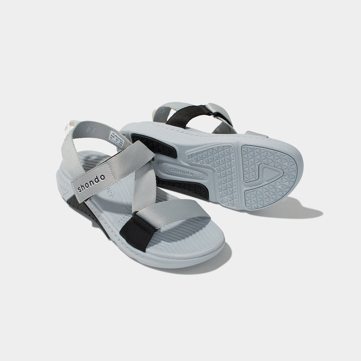 Sandals F7 racing xám phối đen