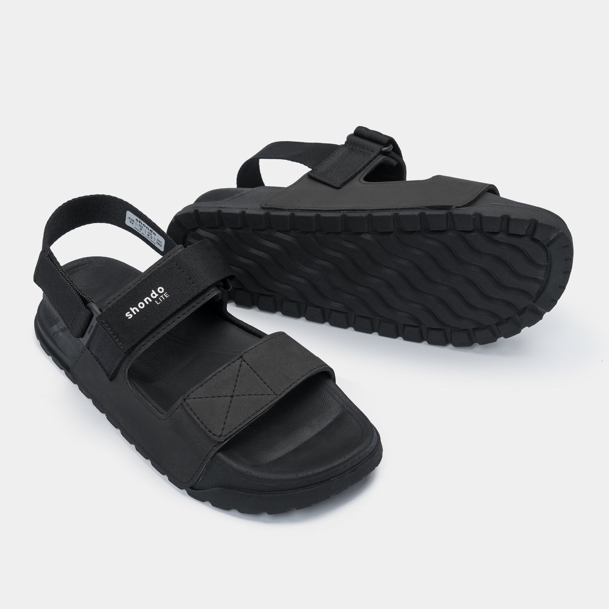 Sandal Platy 4 Lite quai ngang unisex đen