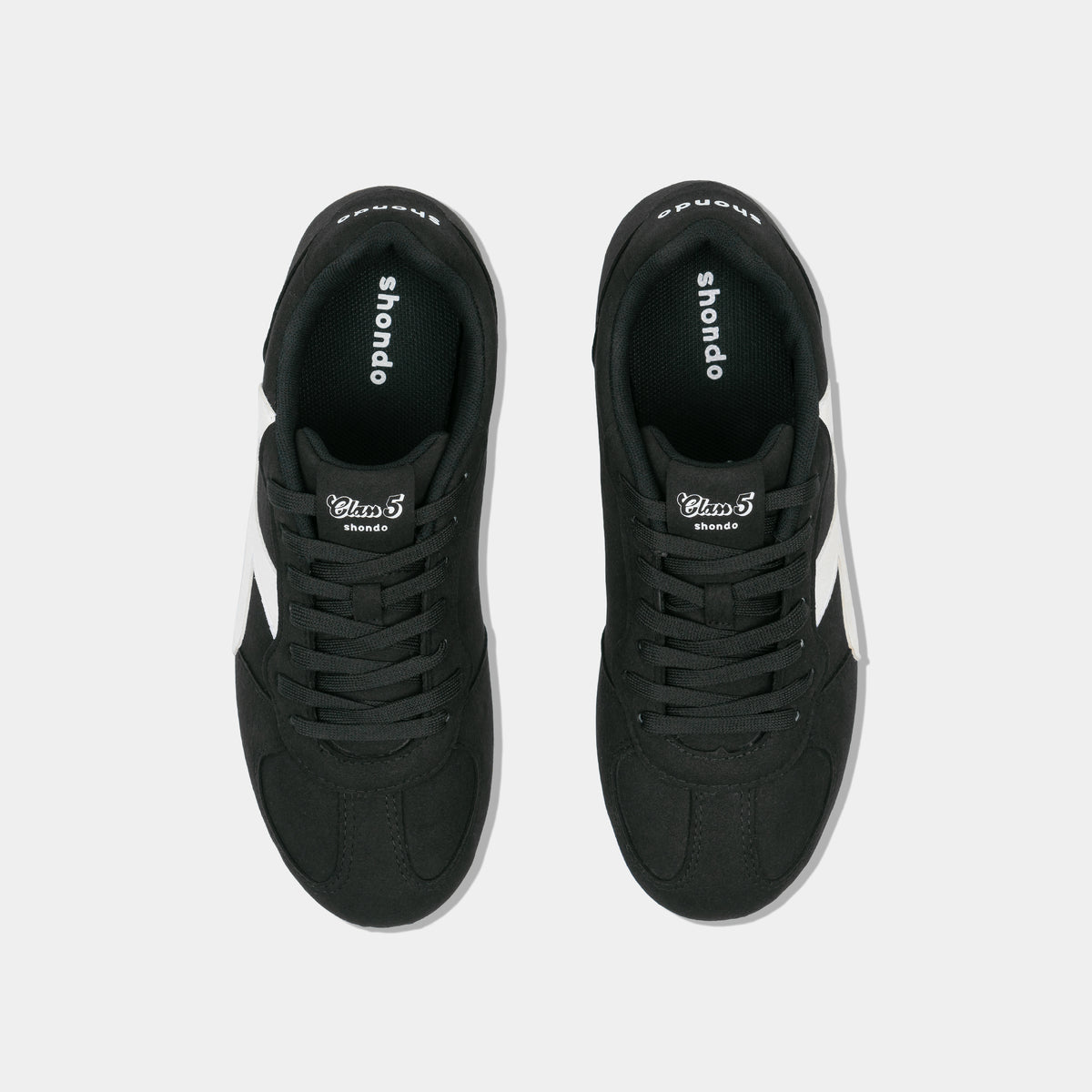 Giày sneaker đế thấp nam nữ Class 5 đen