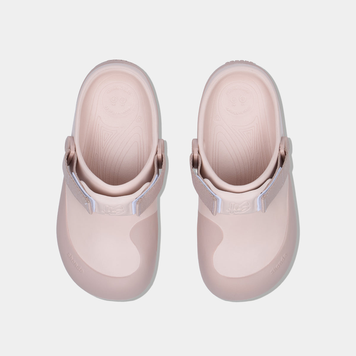 Giày Clog Suke Viền Đế Unisex Hồng