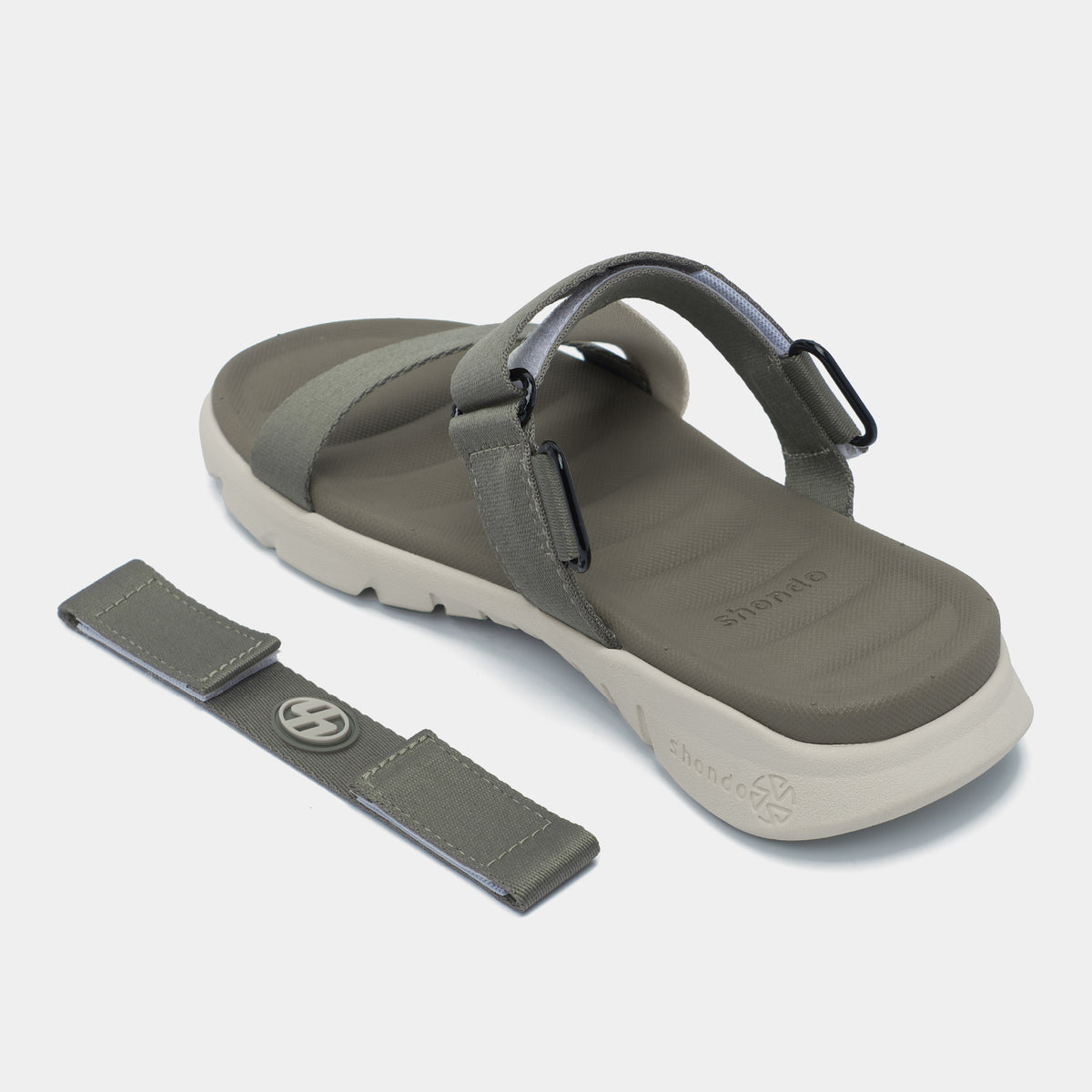 Sandal F6S Quai Chéo Unisex Rêu