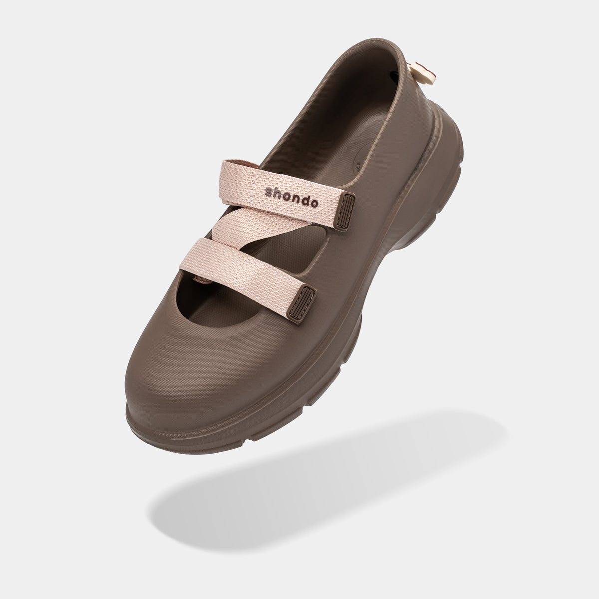 Giày Ballet Sneaker Nữ Shondo Dreamie Màu Nâu Hồng