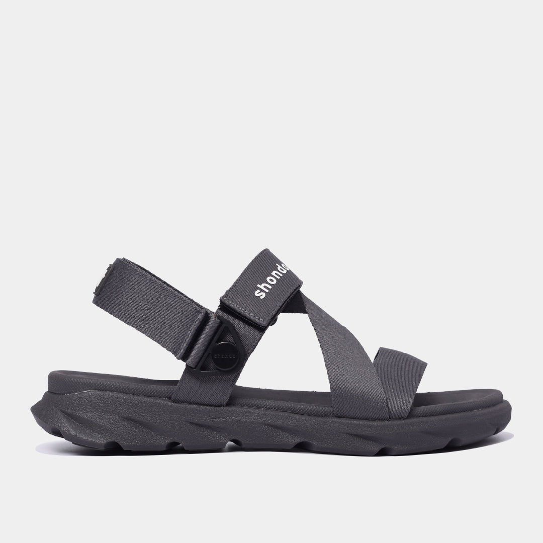 Sandal nam nữ F6S quai xoay xám đậm