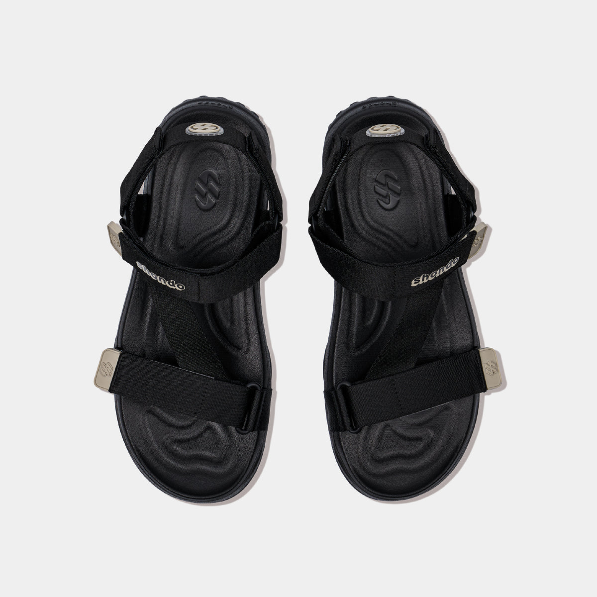 Sandal F11 Quai Chéo Unisex Đen