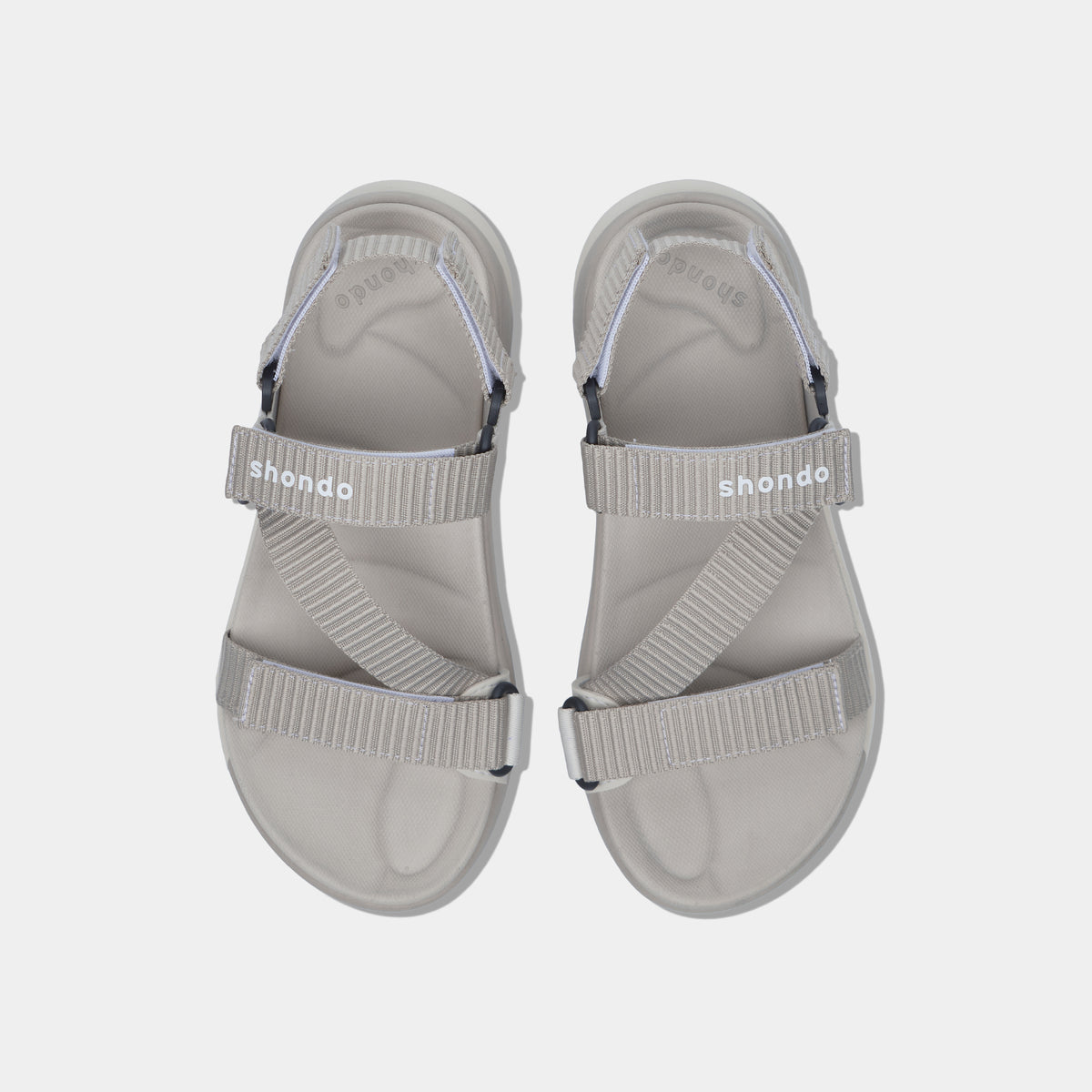 Sandal F8M quai chéo unisex nâu nhạt