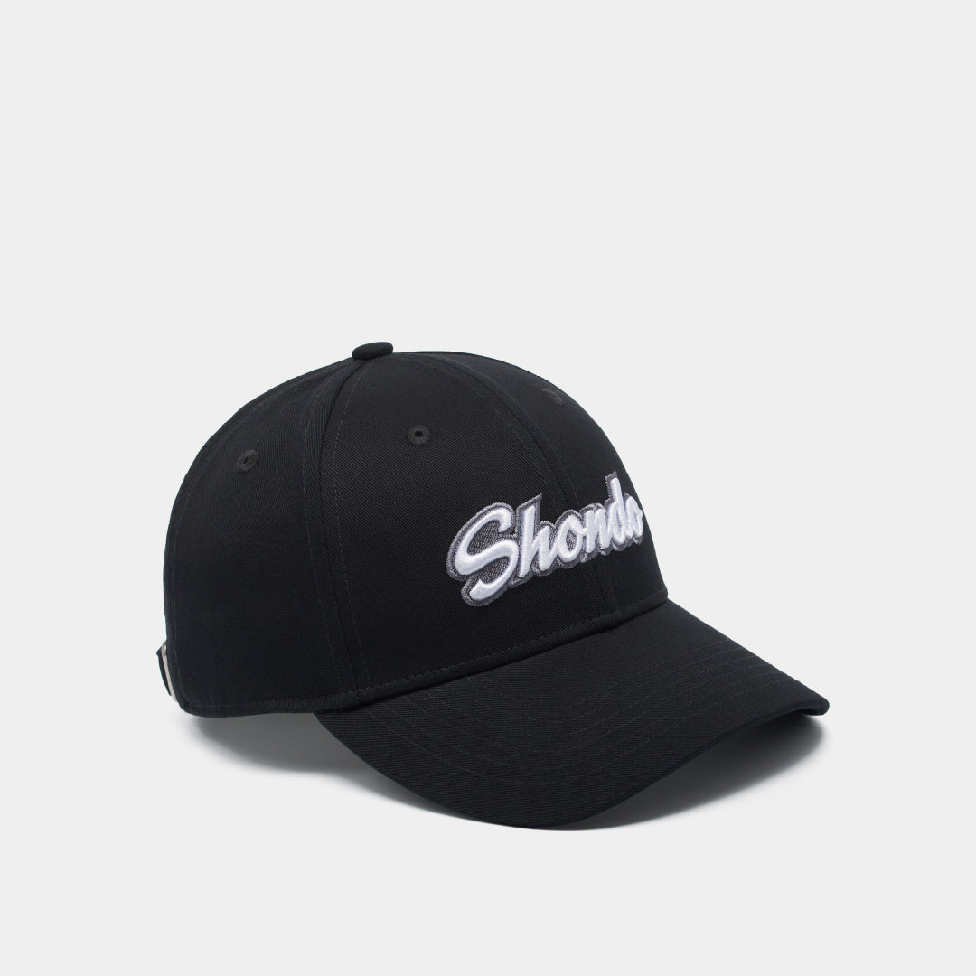Nón lưỡi trai thêu logo Shondo đen