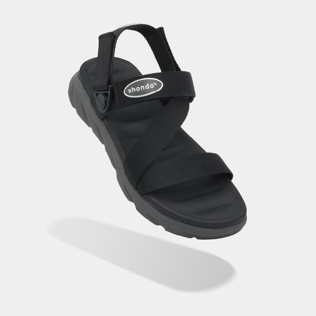 Sandal F6S quai xoay đen