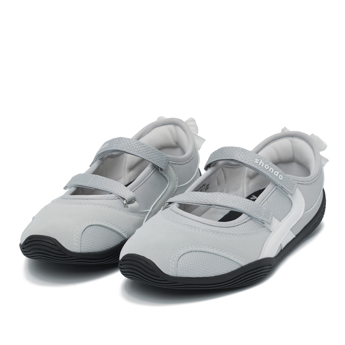 Giày Sneaker ballet Minie nơ nữ xám xanh