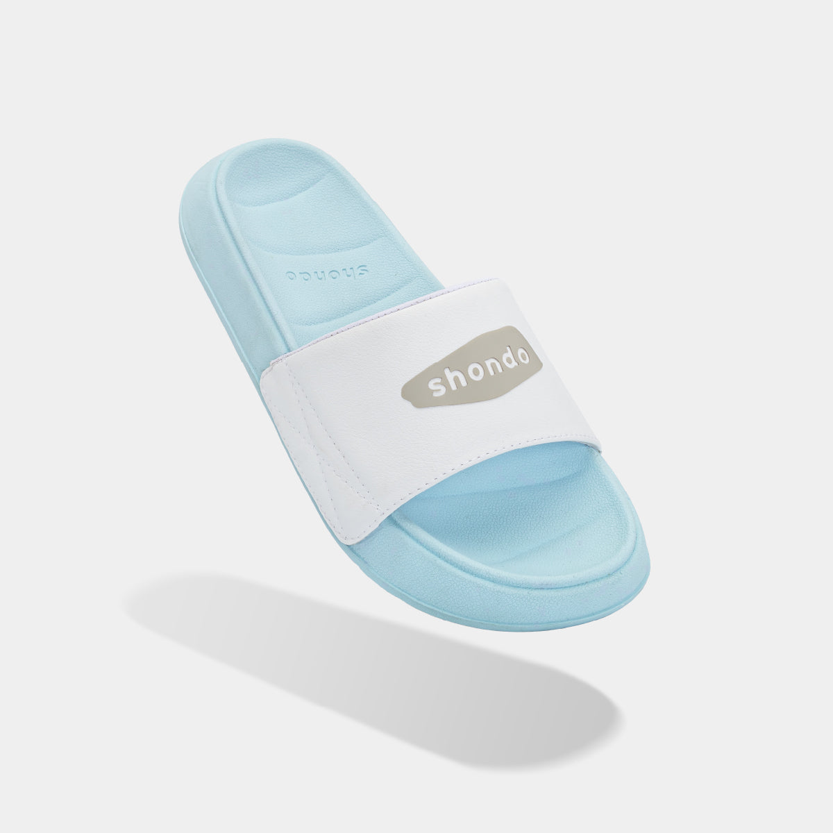 Dép Trendy 3 logo xanh trắng